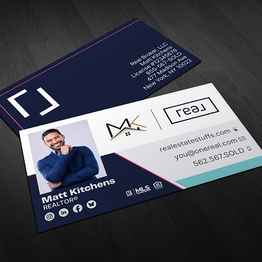 REAL Broker Team Co-Branded Business Card